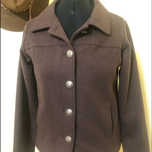 Cabelas Vintage Brown wool coat size M